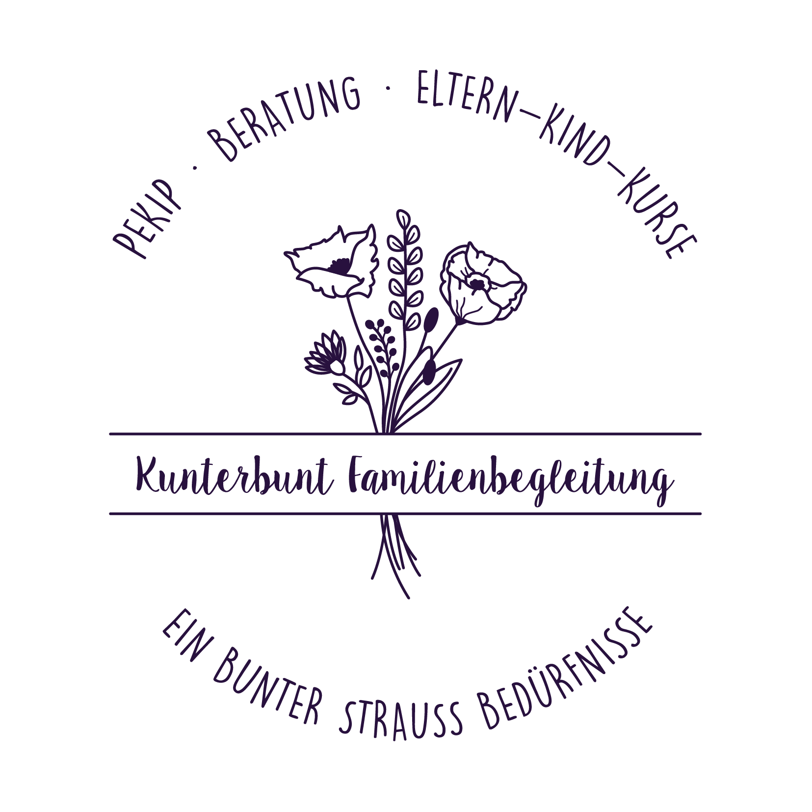 Logo Kunterbunt Familienbegleitung